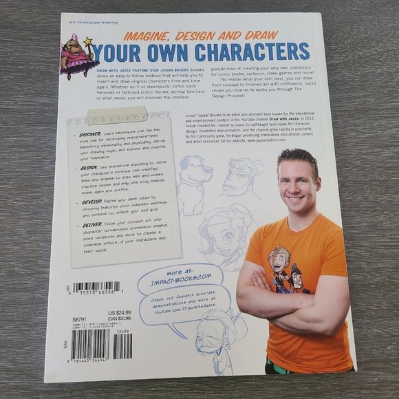 Draw With Jazza : Creating Characters Fun and Easy Guide to Drawing Cartoons - Picture 6 of 6
